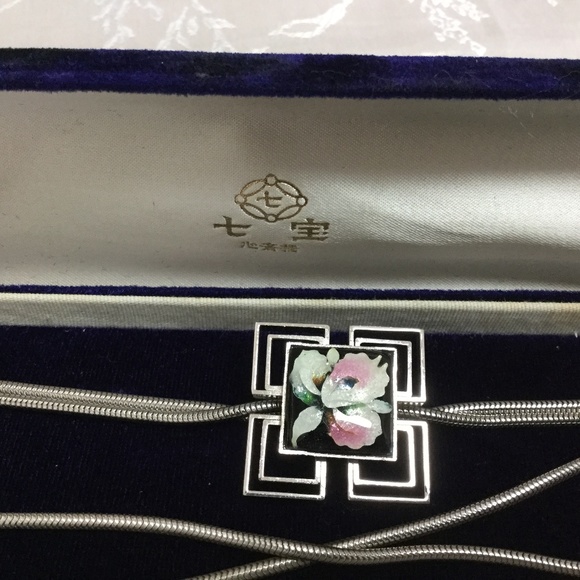 🌸 VNT Flower Lariat Necklace Sterling Silver - Picture 2 of 10